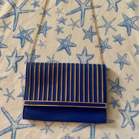 MMS Design Studio Handbags - !3 for $25! Cobalt Blue Crossbody Bag/Clutch